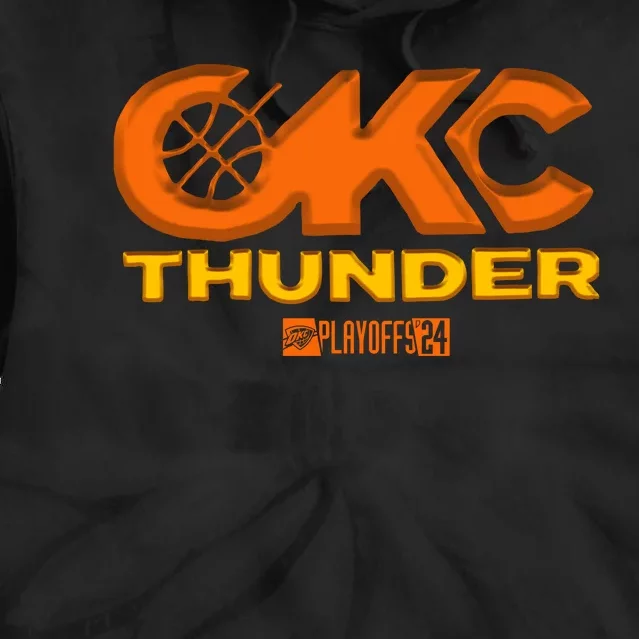 Okc Thunder Playoff 2024 Tie Dye Hoodie