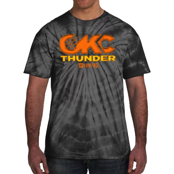 Okc Thunder Playoff 2024 Tie-Dye T-Shirt