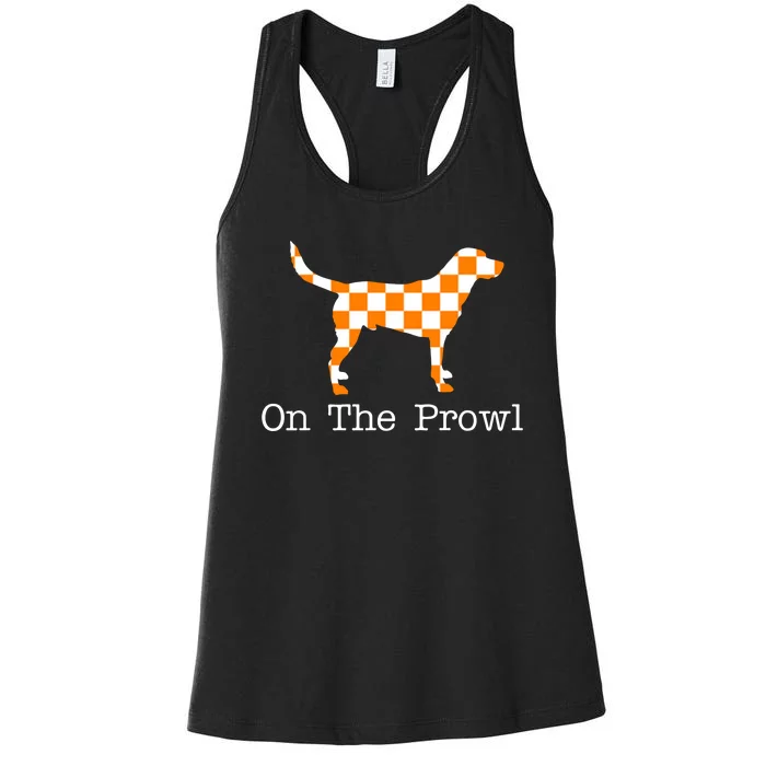 On The Prowl Gift For Animal Lover Women's Racerback Tank