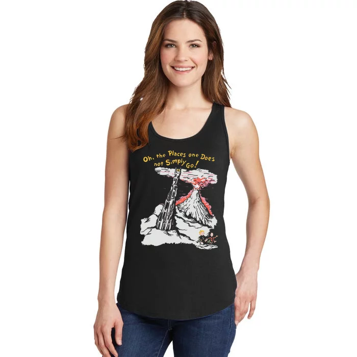 Oh The Places One Does Not Simply Go! Ladies Essential Tank