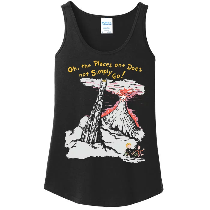 Oh The Places One Does Not Simply Go! Ladies Essential Tank