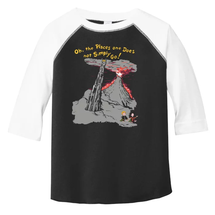 Oh The Places One Does Not Simply Go! Toddler Fine Jersey T-Shirt