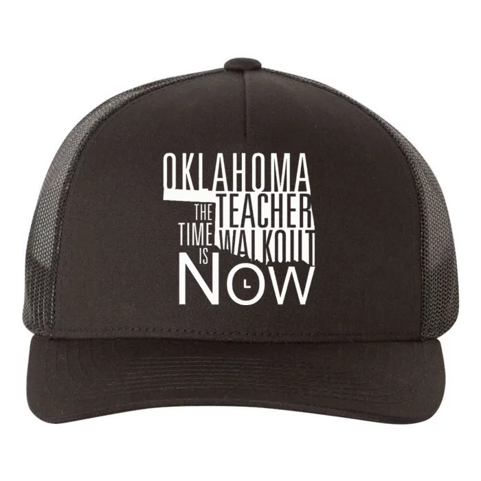 Oklahoma Teacher Protest Yupoong Adult 5-Panel Trucker Hat