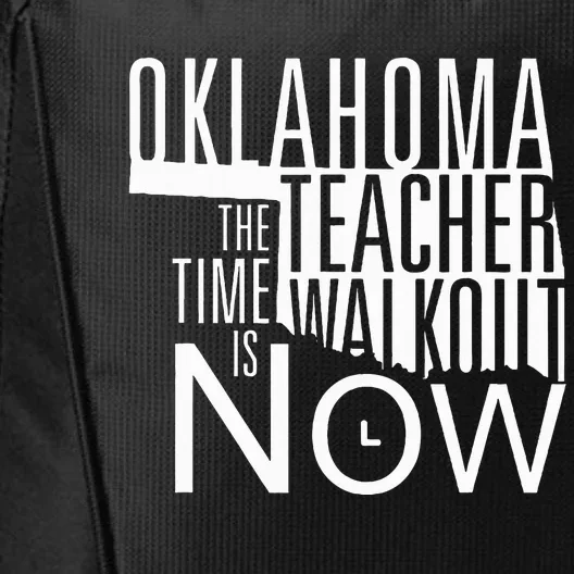 Oklahoma Teacher Protest City Backpack