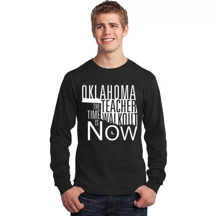 Oklahoma Teacher Protest Tall Long Sleeve T-Shirt