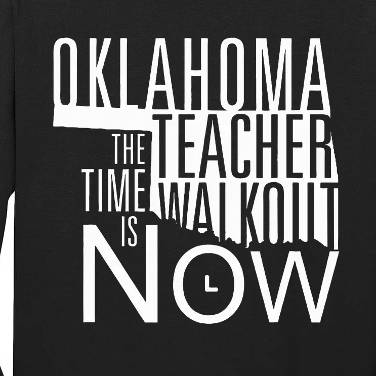 Oklahoma Teacher Protest Tall Long Sleeve T-Shirt