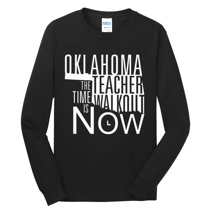 Oklahoma Teacher Protest Tall Long Sleeve T-Shirt