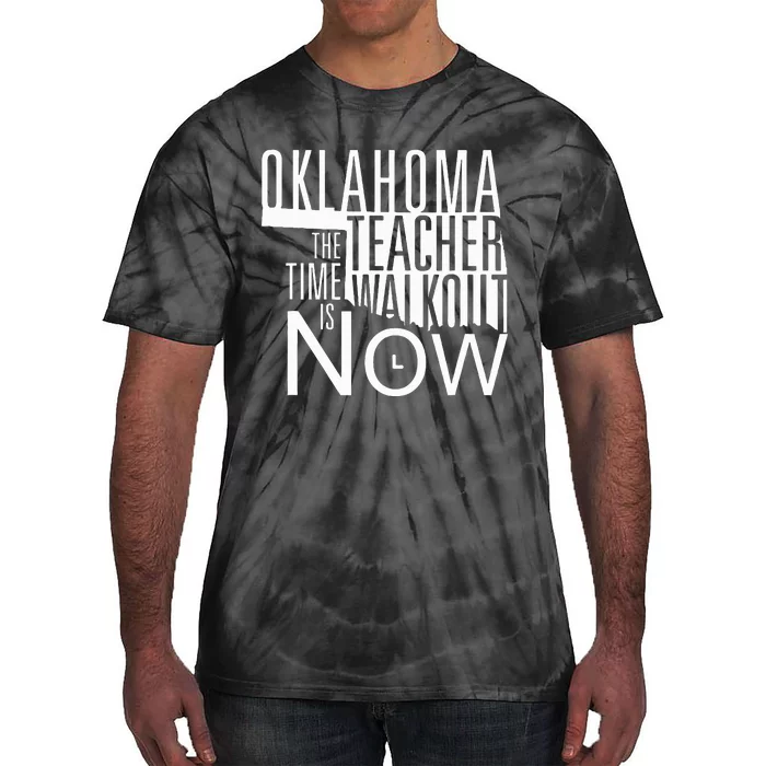 Oklahoma Teacher Protest Tie-Dye T-Shirt