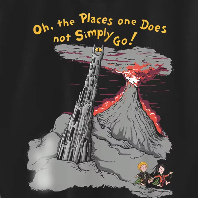 Oh The Places One Does Not Simply Go! Kids Sweatshirt