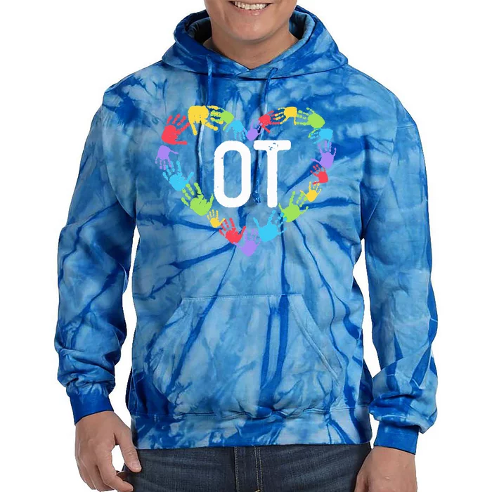 Occupational Therapy Pediatric Therapist Assistant OT Month Tie Dye Hoodie