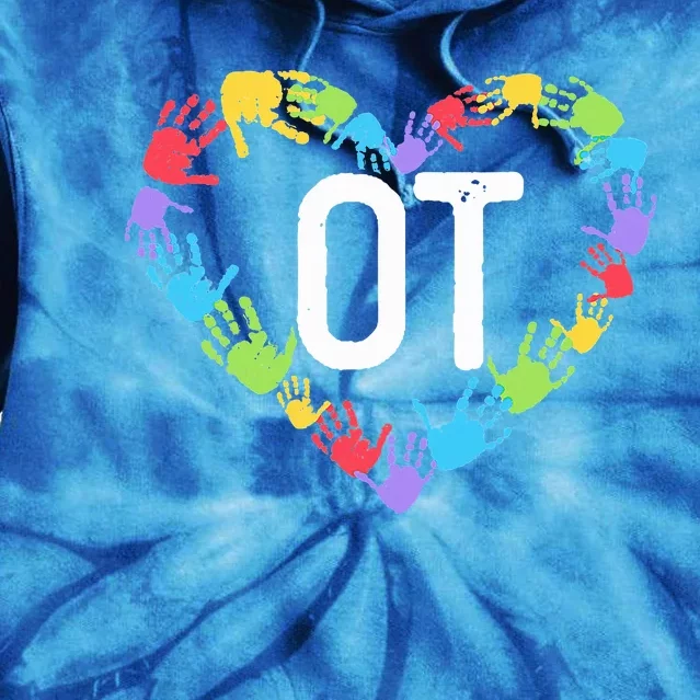 Occupational Therapy Pediatric Therapist Assistant OT Month Tie Dye Hoodie