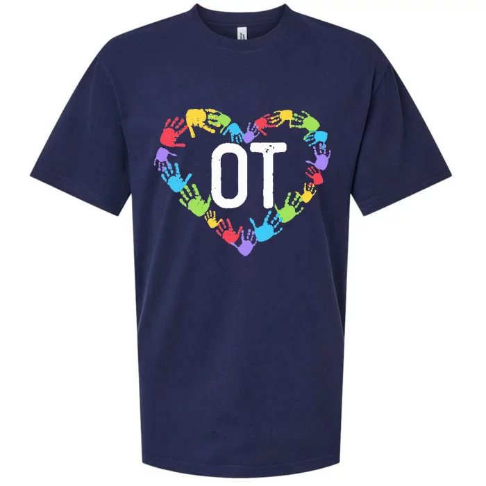 Occupational Therapy Pediatric Therapist Assistant OT Month Sueded Cloud Jersey T-Shirt