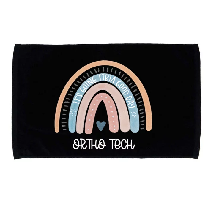 Ortho Tech Rainbow Nurse Surgical Orthopedic Technician Gift Microfiber Hand Towel