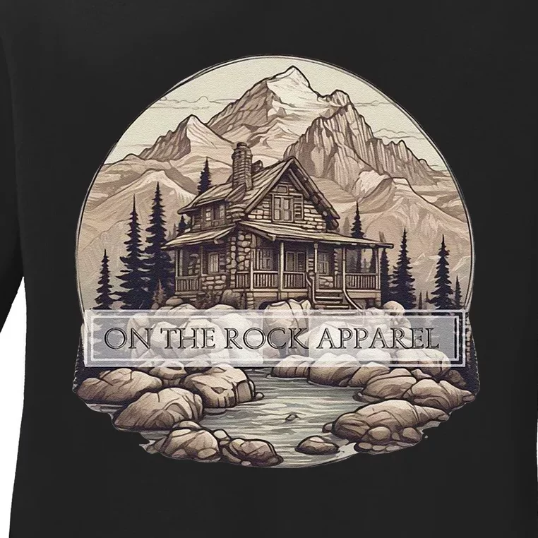 On The Roc.K Apparel Country Living Homestead Living Ladies Long Sleeve Shirt