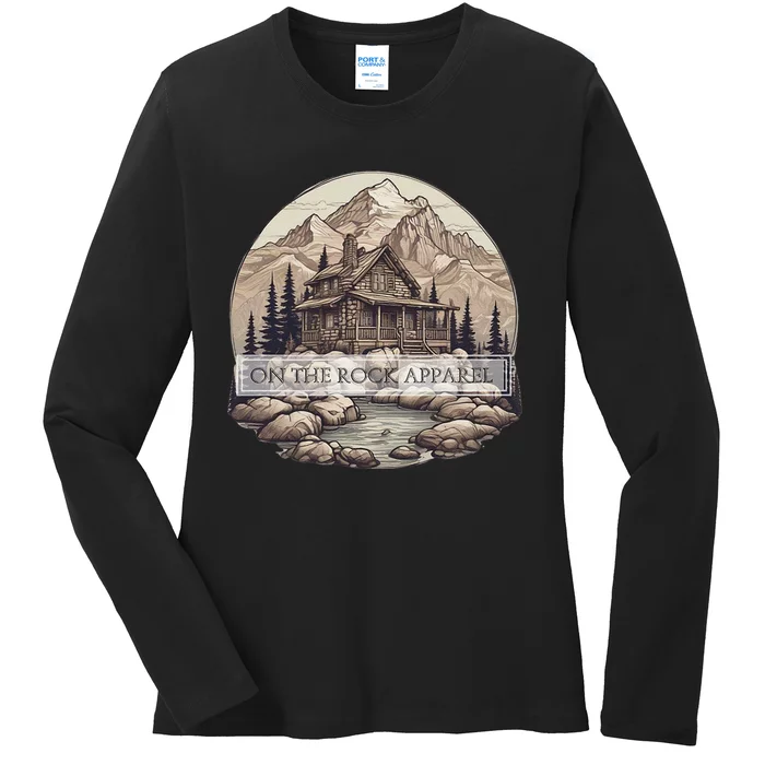 On The Roc.K Apparel Country Living Homestead Living Ladies Long Sleeve Shirt