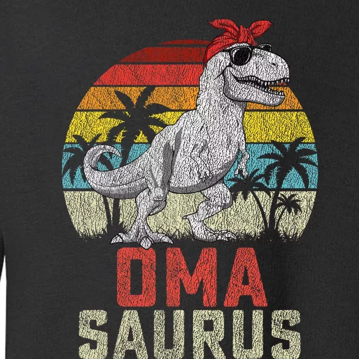 Omasaurus T Rex Dinosaur Oma Saurus MotherS Family Toddler Sweatshirt