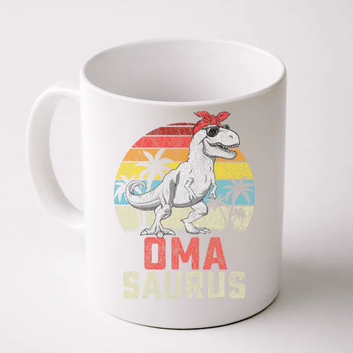 Omasaurus T Rex Dinosaur Oma Saurus MotherS Family Front & Back Coffee Mug