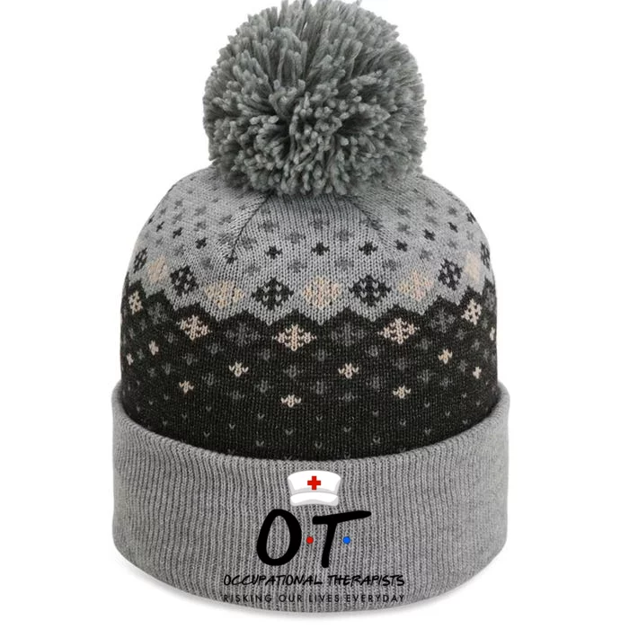 Occupational Therapists Risking Our Lives Everyday The Baniff Cuffed Pom Beanie