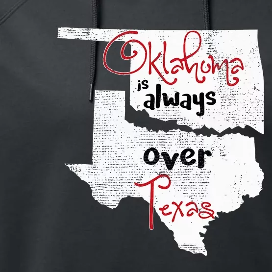 Oklahoma Texas Rivals Okie Distressed Performance Fleece Hoodie