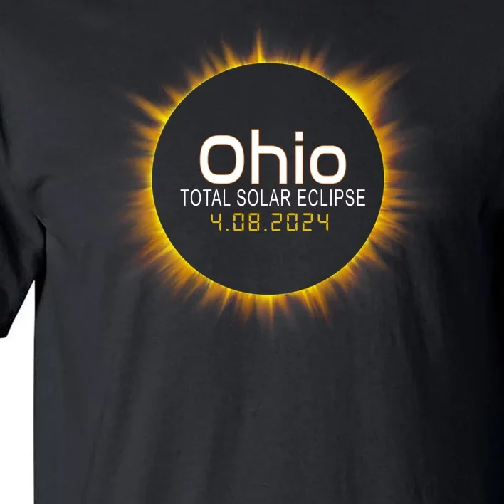 Ohio Total Solar Eclipse April 8 2024 Tall T-Shirt