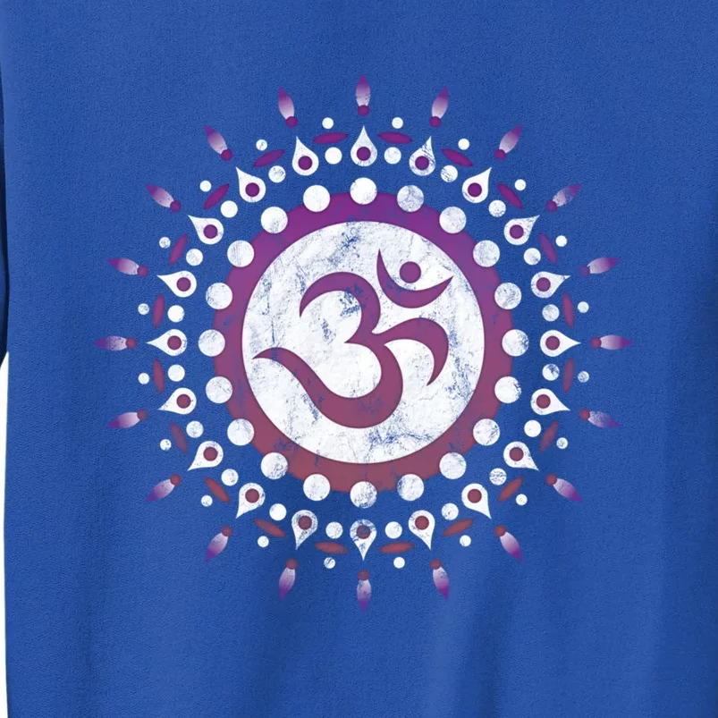 Om Tra Sun Symbol Dala Flower Yoga Namaste Love Funny Gift Tall Sweatshirt