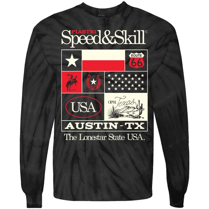 Op81 Texas Speed & Skill 2024 Tie-Dye Long Sleeve Shirt