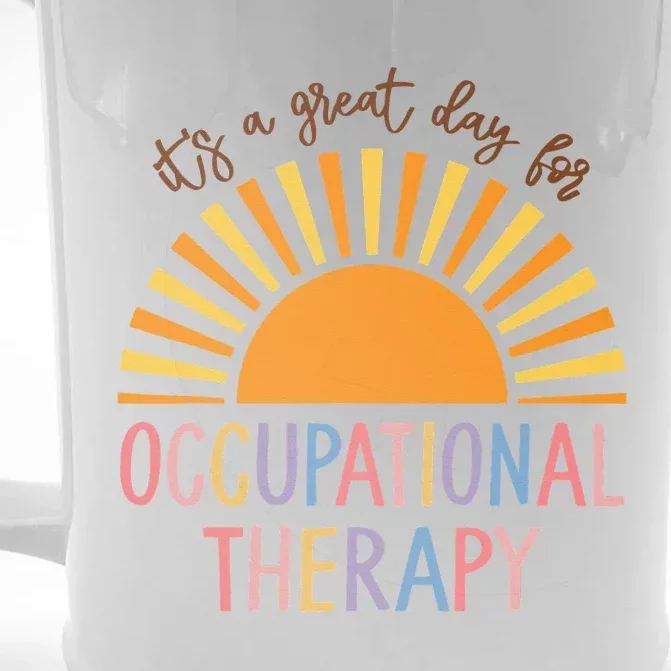 Occupational Therapy Student OT Therapist OT Assistant Front & Back Beer Stein