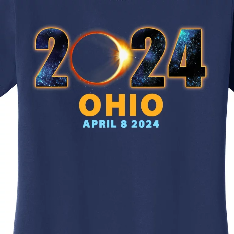 Ohio Total Solar Eclipse 2024 Women's T-Shirt