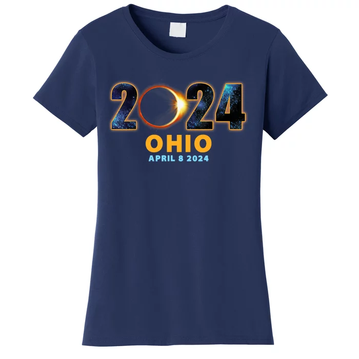 Ohio Total Solar Eclipse 2024 Women's T-Shirt