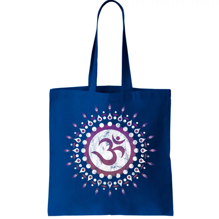 Om Tra Sun Symbol Dala Flower Yoga Namaste Love Gift Tote Bag