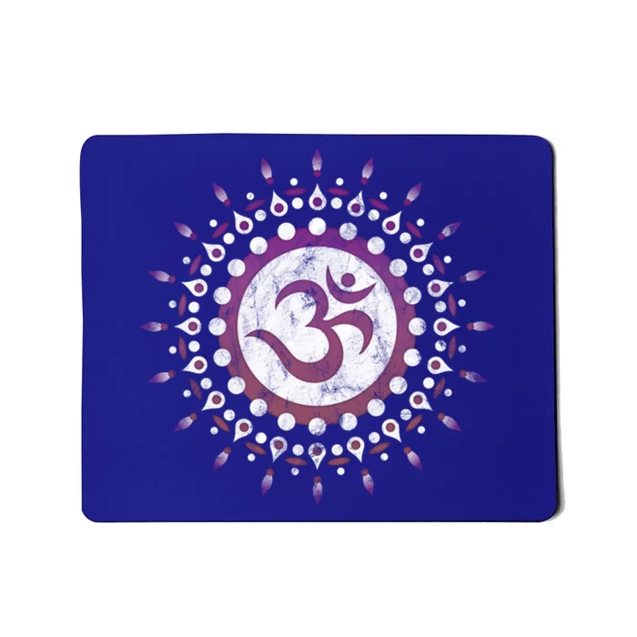 Om Tra Sun Symbol Dala Flower Yoga Namaste Love Gift Mousepad