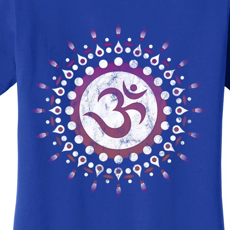 Om Tra Sun Symbol Dala Flower Yoga Namaste Love Gift Women's T-Shirt