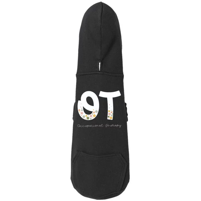 Occupational Therapy Summer Doggie 3-End Fleece Hoodie