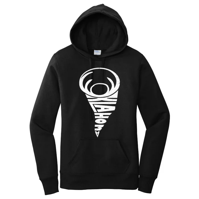 Oklahoma Tornado Storm Chaser Meteorologist Word Art Women's Pullover Hoodie