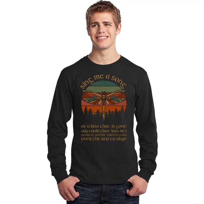 Outlander Theme Sing Me A Song Dragonfly Long Sleeve Shirt