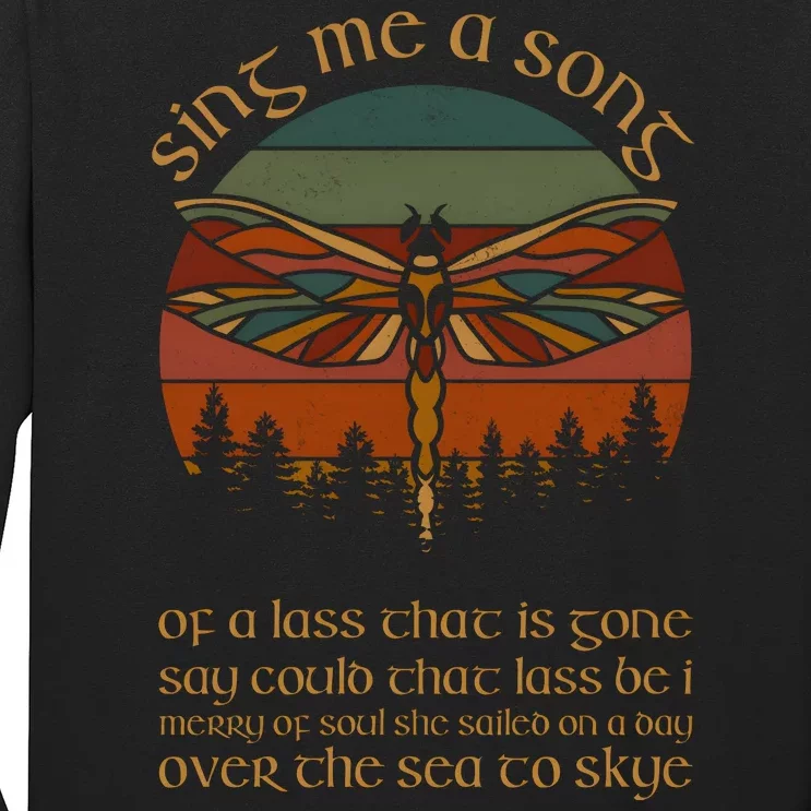 Outlander Theme Sing Me A Song Dragonfly Long Sleeve Shirt