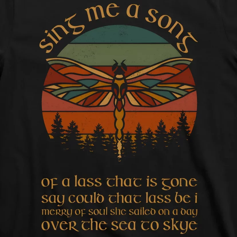 Outlander Theme Sing Me A Song Dragonfly T-Shirt