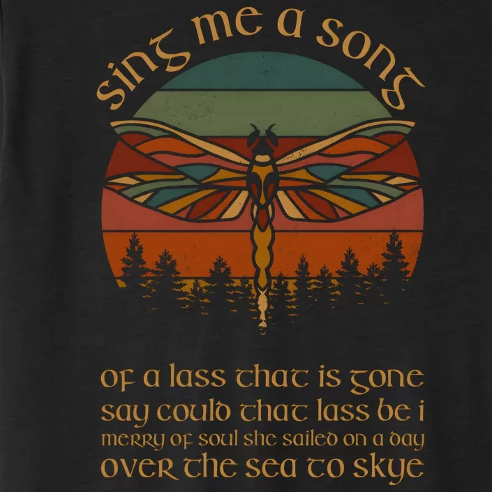 Outlander Theme Sing Me A Song Dragonfly ChromaSoft Performance T-Shirt