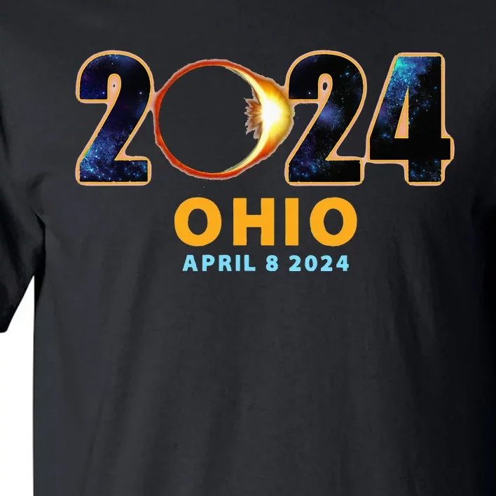 Ohio Total Solar Eclipse 2024 Tall T-Shirt