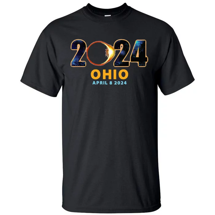 Ohio Total Solar Eclipse 2024 Tall T-Shirt