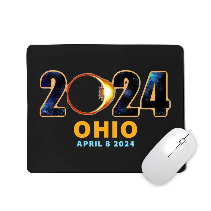 Ohio Total Solar Eclipse 2024 Mousepad