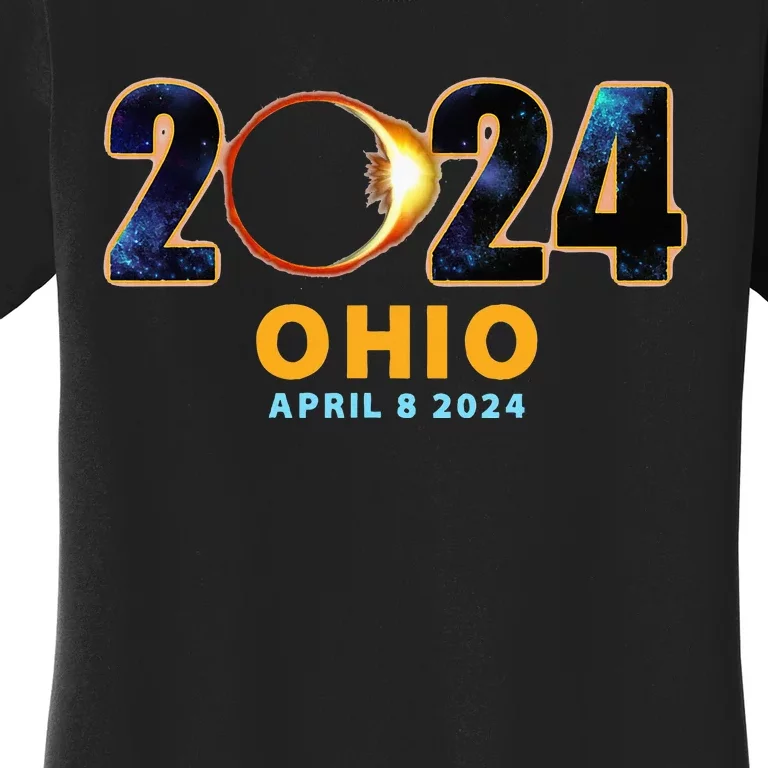 Ohio Total Solar Eclipse 2024 Women's T-Shirt