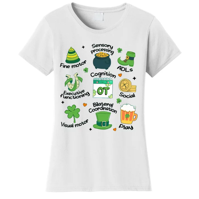 Occupational Therapist St Patrick's Day Lucky Occupational Therapy Women's T-Shirt