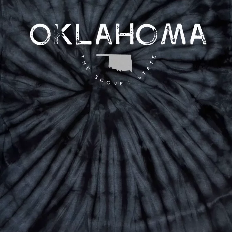 Oklahoma The Sooner State Graphic Tie-Dye T-Shirt