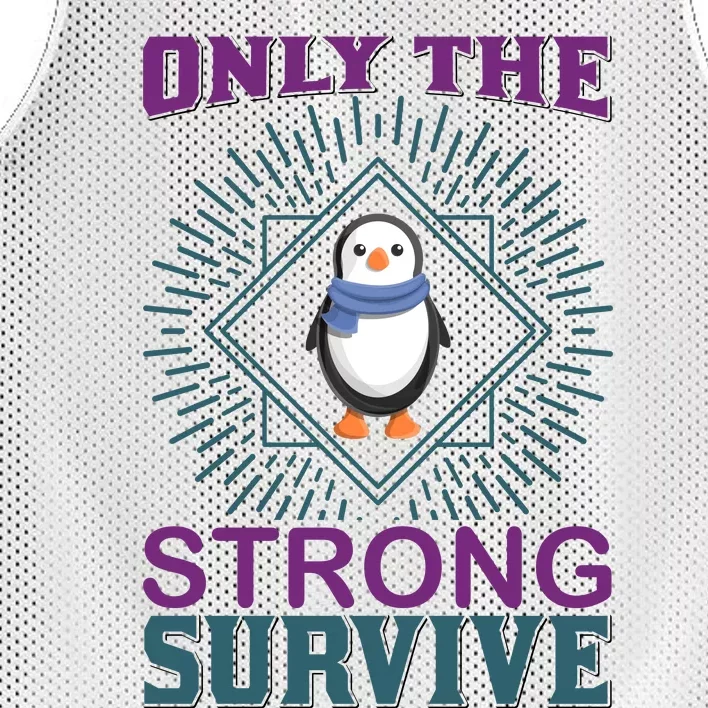 Only The Strong Survive Mesh Reversible Basketball Jersey Tank