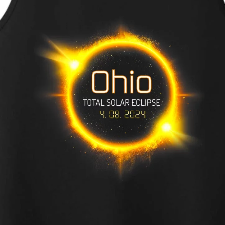 Ohio Total Solar Eclipse Spring America April 04.08.24 Usa Performance Tank