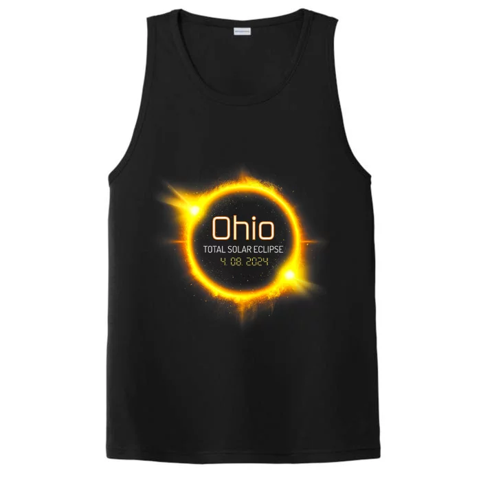 Ohio Total Solar Eclipse Spring America April 04.08.24 Usa Performance Tank