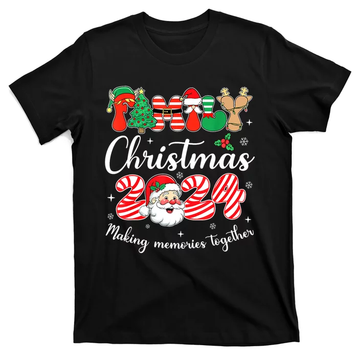 Outfits Team Santa Elf Squad Family 2024 Christmas Matching Gift T-Shirt