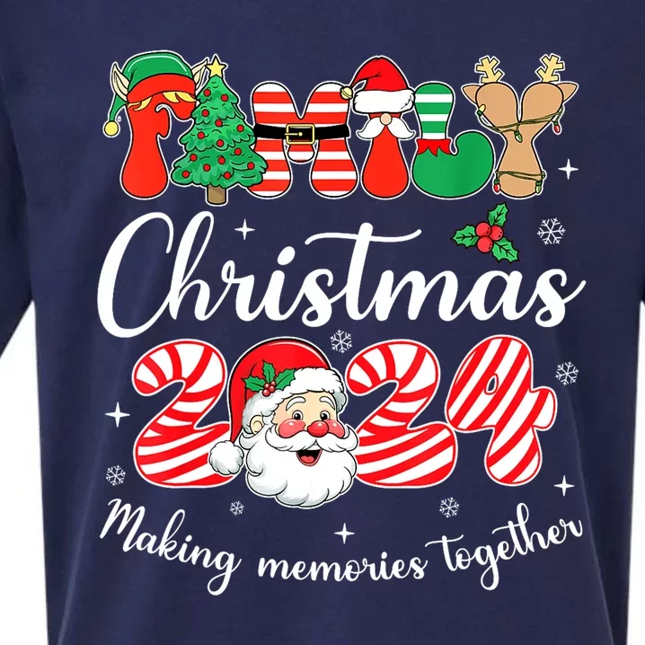 Outfits Team Santa Elf Squad Family 2024 Christmas Matching Gift Sueded Cloud Jersey T-Shirt