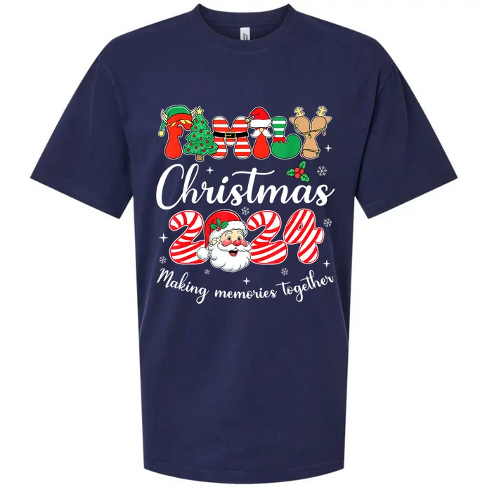 Outfits Team Santa Elf Squad Family 2024 Christmas Matching Gift Sueded Cloud Jersey T-Shirt